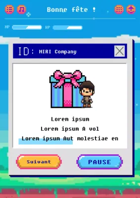 Souhaits d'anniversaire de style rétro en bleu clair et rose