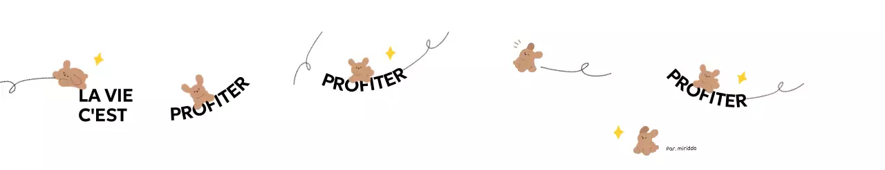 Combinaison de lignes de dessin et de texte avec de jolies images de chiots Marchandise personnalisée