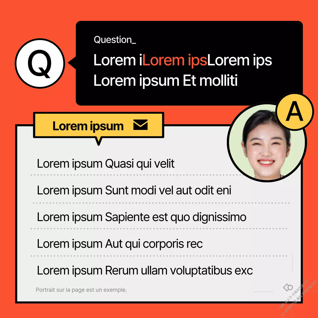 Promouvoir les offres d'emploi avec de simples bulles orange