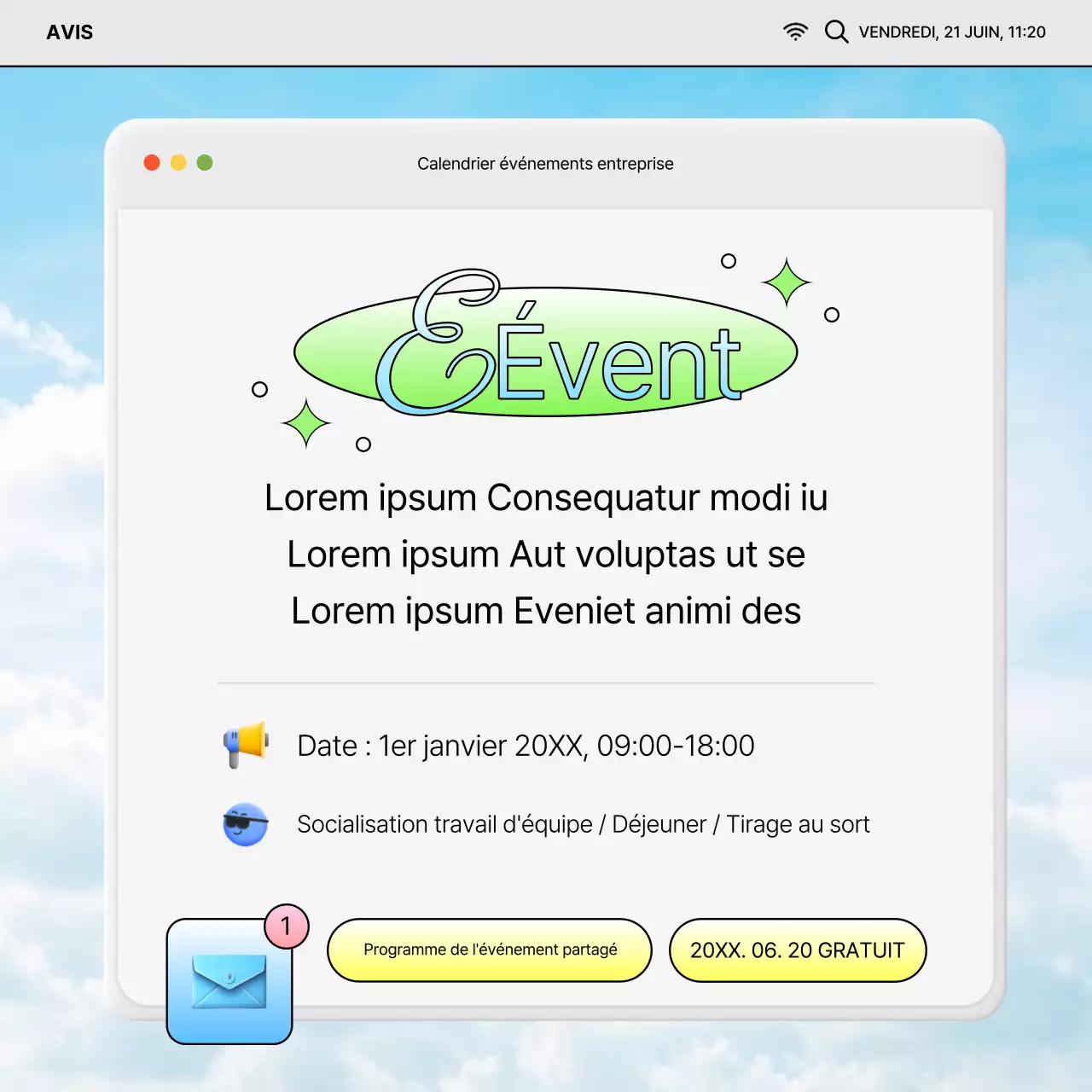 Les annonces d'un an de HR ont tendance à se décliner en chartreuse et en bleu clair.