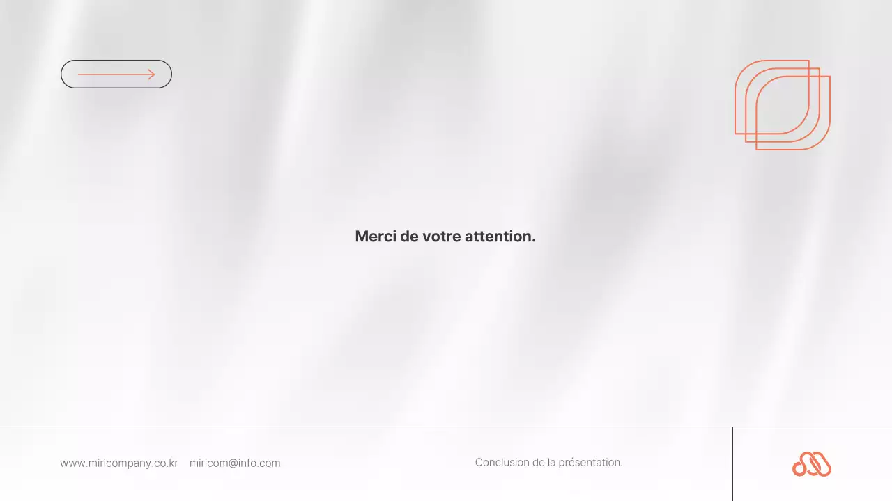 Une lettre de motivation simple, de couleur orange et noir et blanc