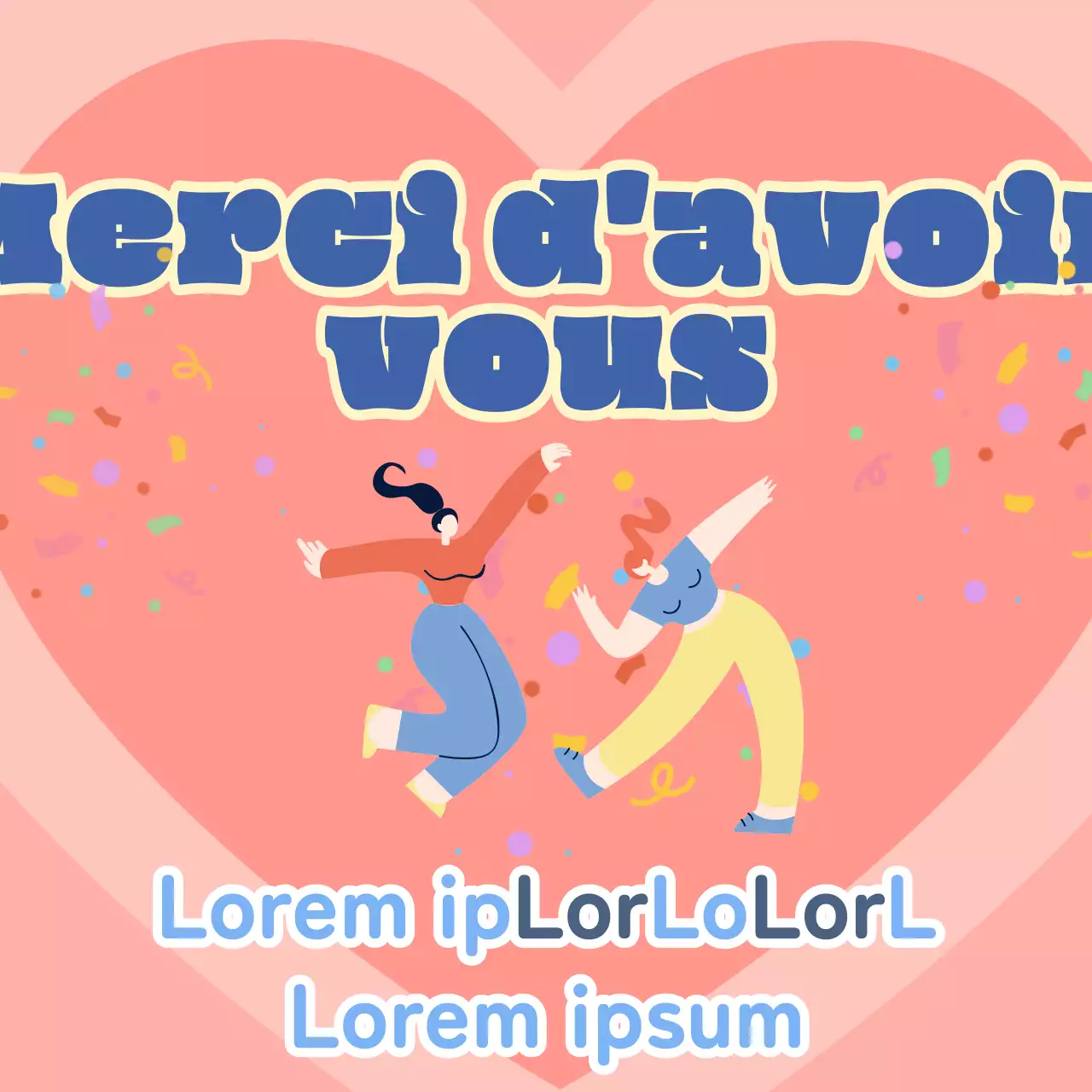 파랑과 노랑의 심플한 썸네일 템플릿 뉴스레터