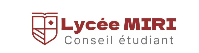Logo de l'école secondaire sous la forme d'un symbole circulaire de l'éducation en bordeaux