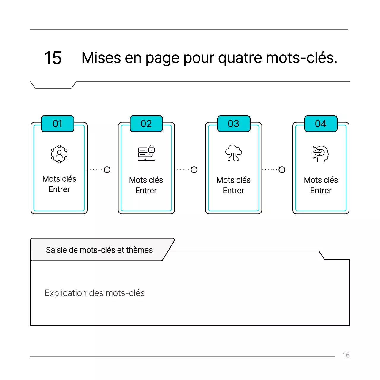 Rapport sur le concept de circuit d'ingénierie simple bleu clair