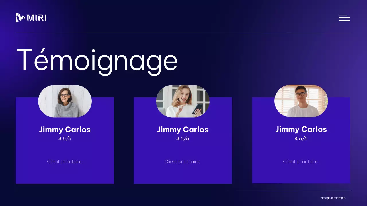 Matériel de profil professionnel moderne et professionnel en violet et blanc