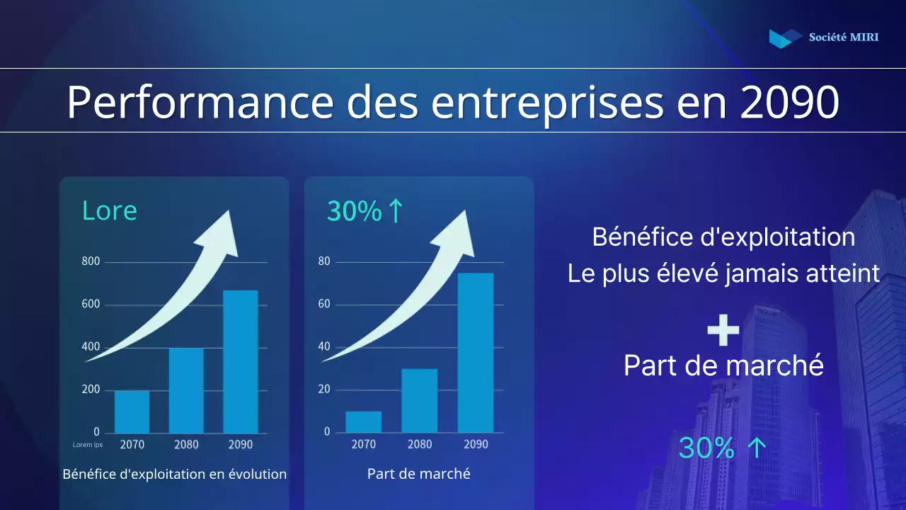 Un simple rapport d'actionnaire en bleu