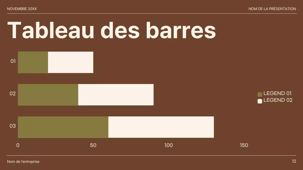Kaki et brun Minimal Diverse Layout Pages Report