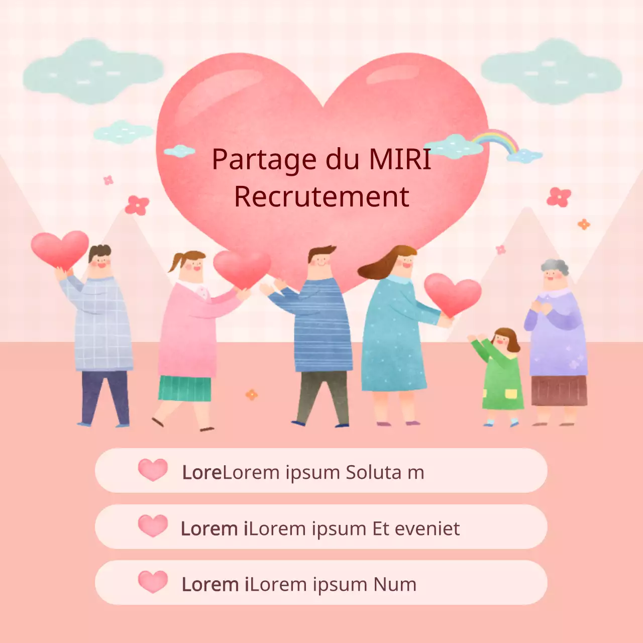 Rapport de gestion ESG de l'entreprise en rose et bleu clair