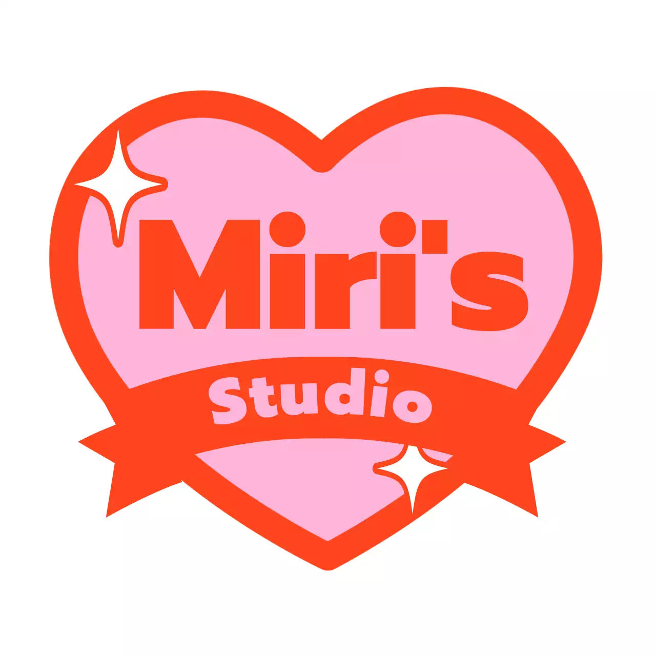 Atelier avec cœurs et nœuds roses