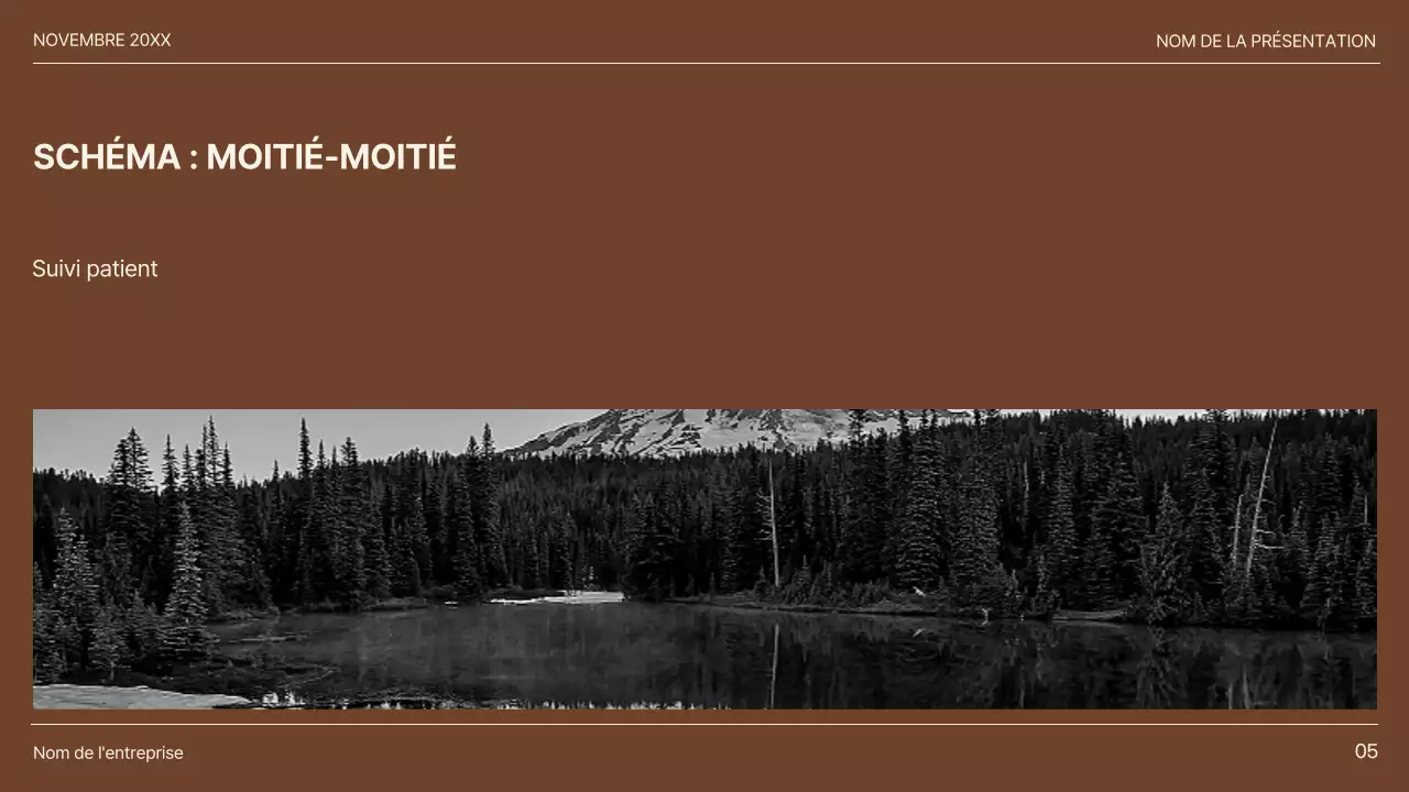 Kaki et brun Minimal Diverse Layout Pages Report