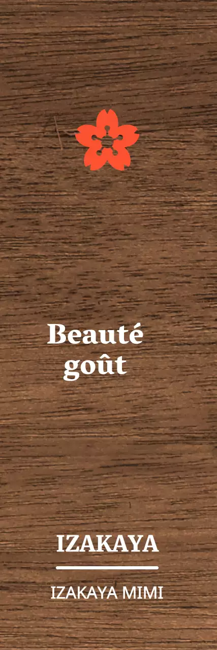 Un concept d'izakaya apaisant en blanc avec des accents rouges