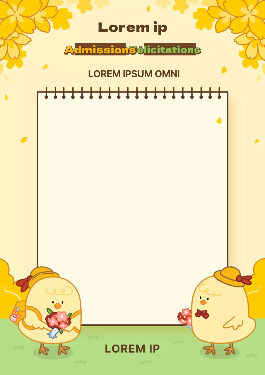 Célébrez le printemps avec un peu de jaune et de chartreuse dans votre classe