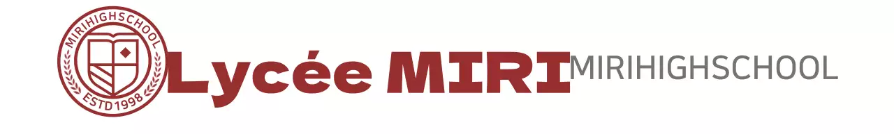 Logo de l'école secondaire sous la forme d'un symbole circulaire de l'éducation en bordeaux