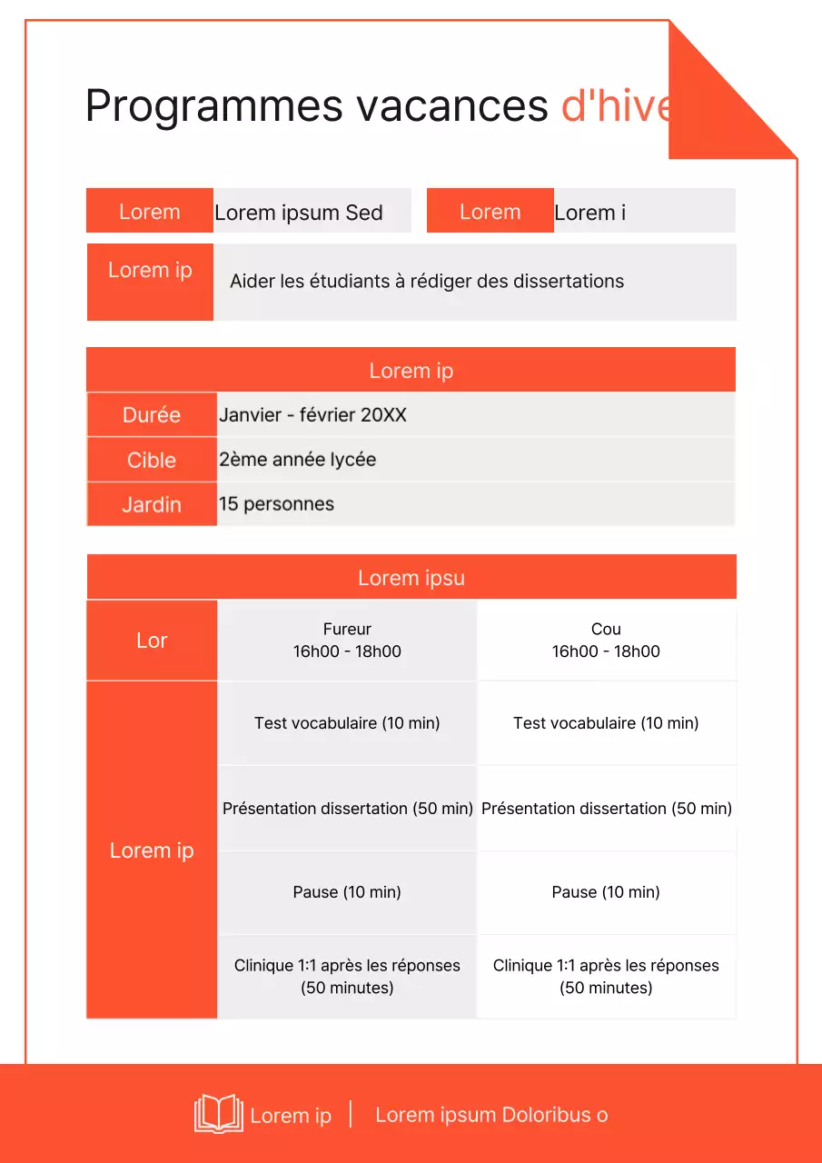 Un guide pour des projets simples de vacances scolaires en rouge et gris