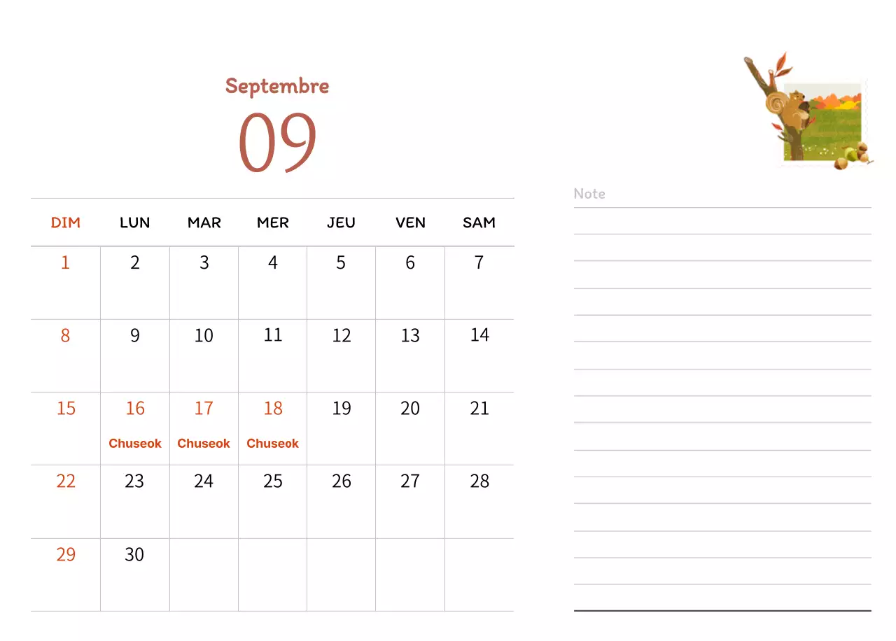 Illustrations de timbres avec un concept chaleureux