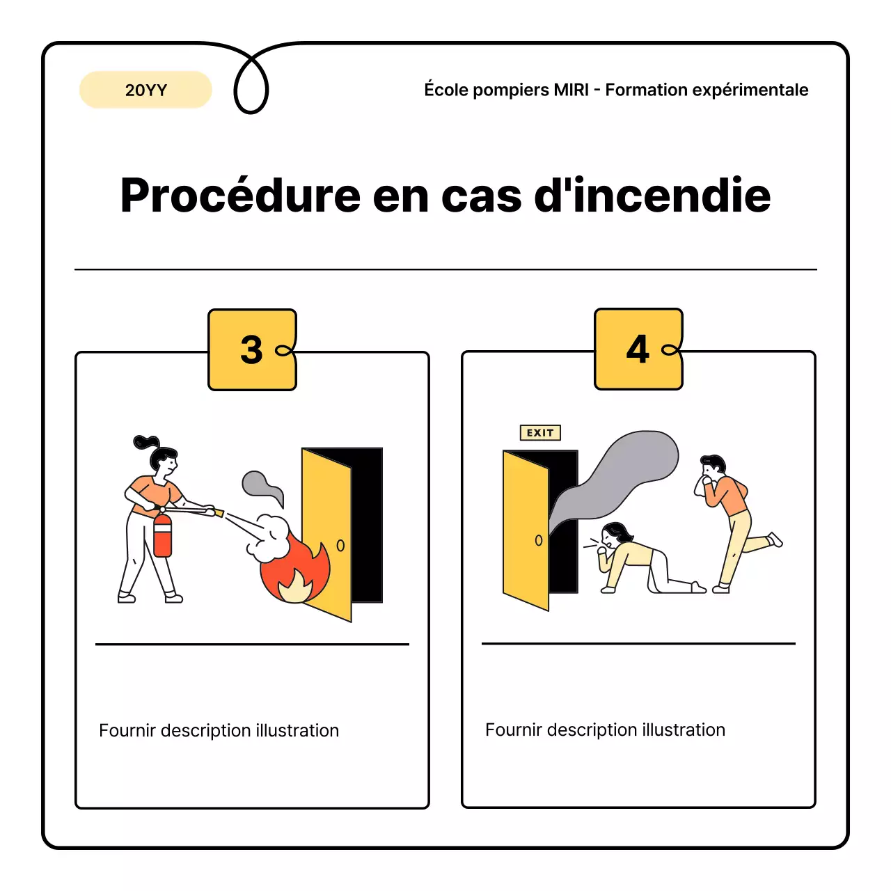 Les bases du jaune et de l'orange et une jolie petite fiche d'information sur l'éducation au feu