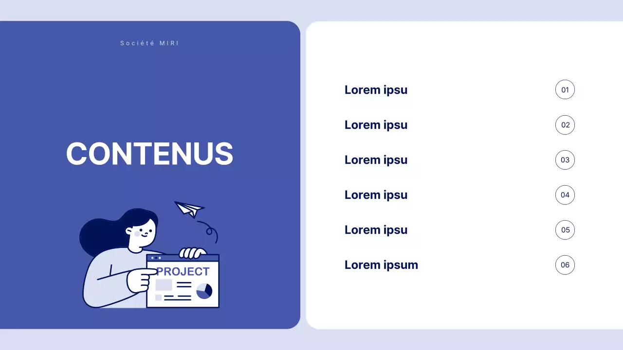 Texte simple en bleu pour un rapport sur lequel vous pouvez écrire beaucoup de choses