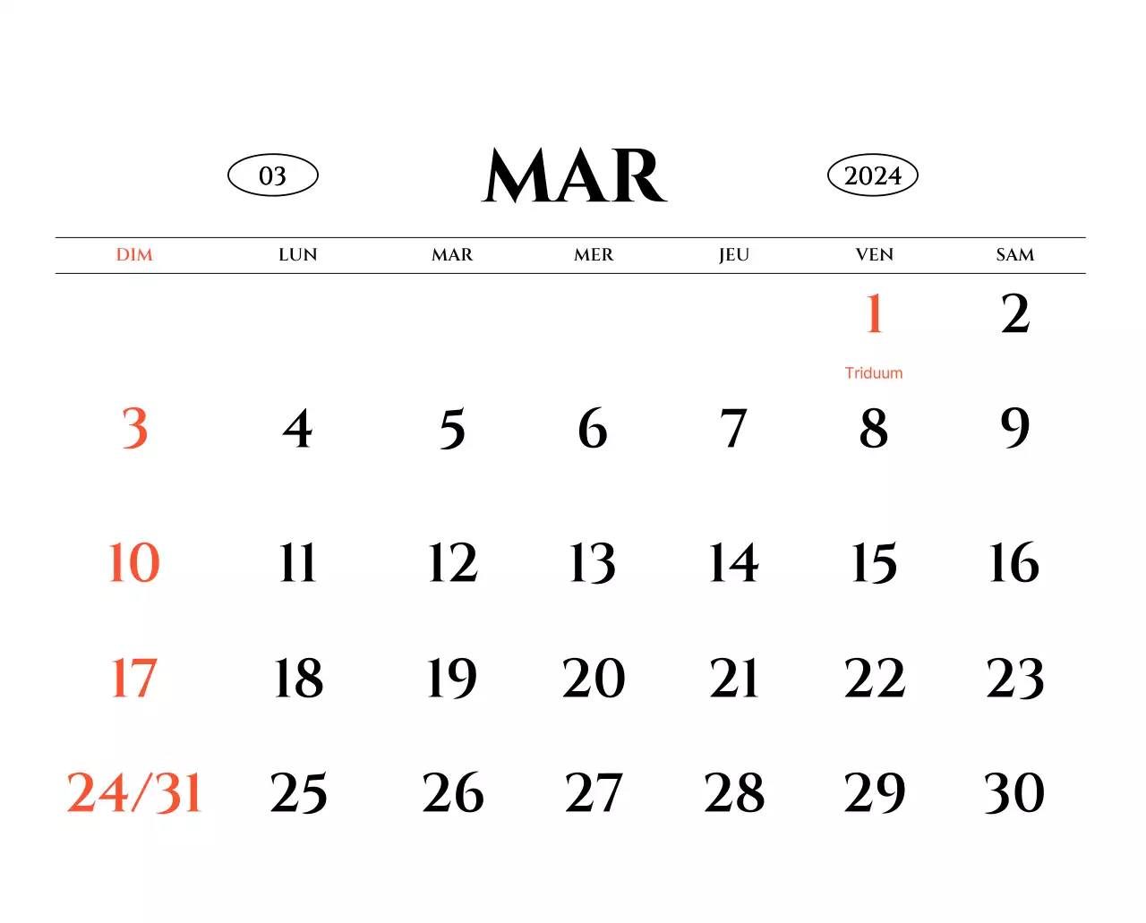 Calendrier mural de style simple avec concept de photographie de voyage émotionnelle en noir et blanc