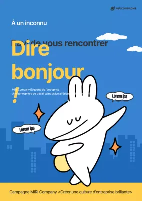 Guide de la campagne bleue et jaune sur la culture d'entreprise