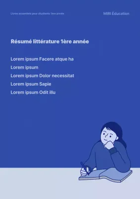 Couverture d'un livre de langue en bleu simple et bleu clair