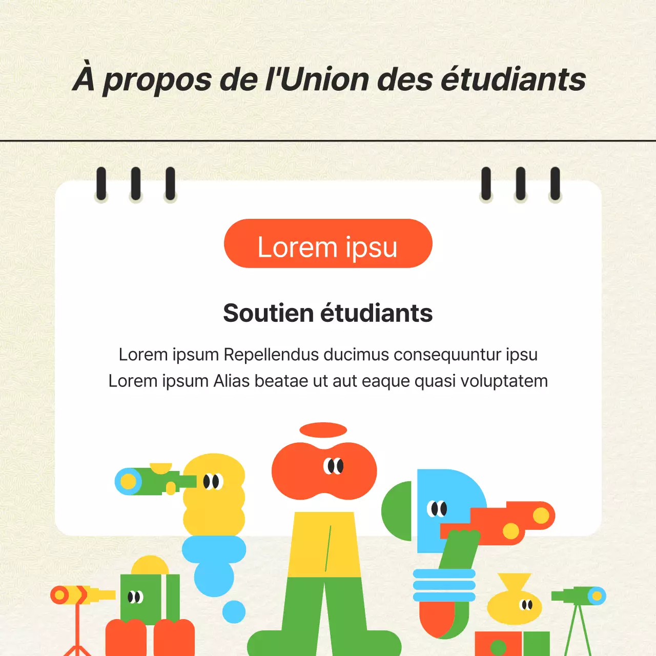 Promouvoir le vote du syndicat étudiant ivoire et orange