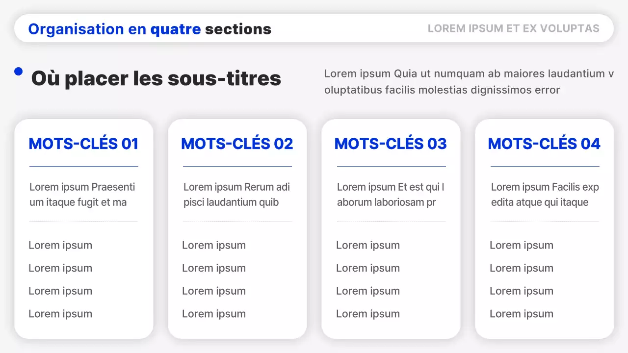 Un rapport simple en bleu et noir