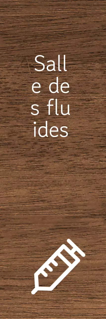 Guide de l'icône de l'hôpital sur fond sombre et texte blanc