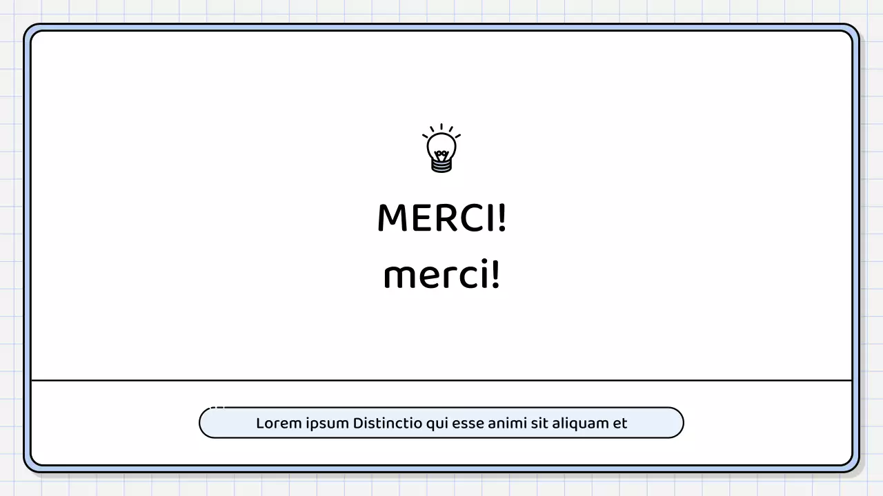 Un rapport de synthèse simple, de couleur bleu clair