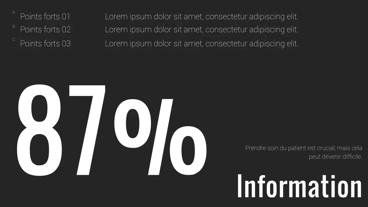 Rapport d'activité minimal en noir et blanc