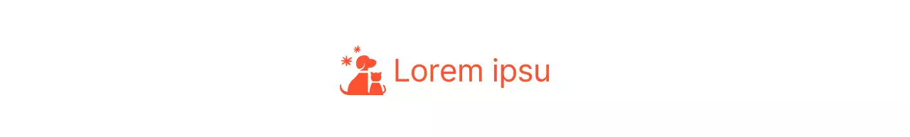 La Humane Society avec un joli logo illustré d'un chien et d'un chat en rouge