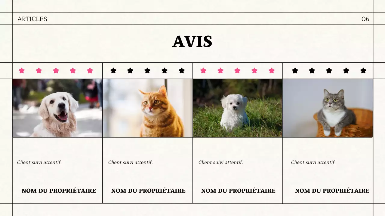 Matériel d'affaires sur le thème du journal en noir et rose