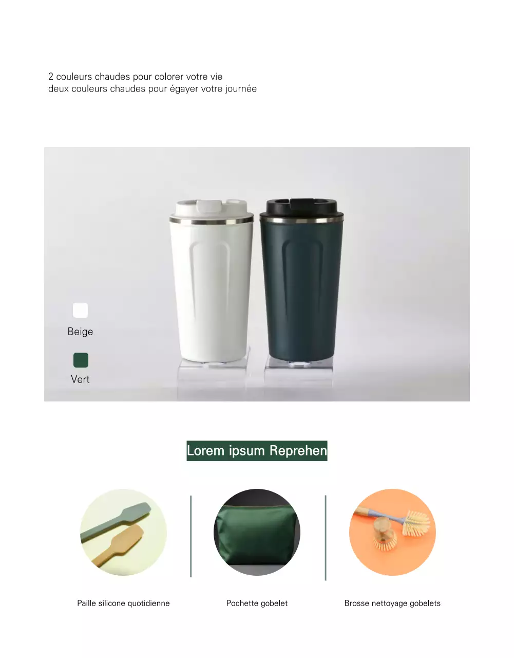 Une publicité minimaliste pour les nouveaux arrivants de Tumblr en blanc et vert