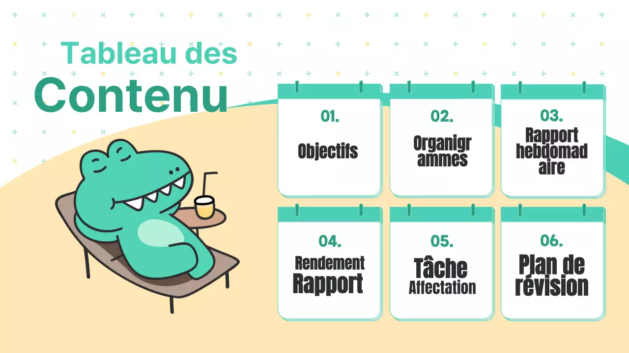Rapport sur les notes de marketing relatives au kitsch blanc et menthe