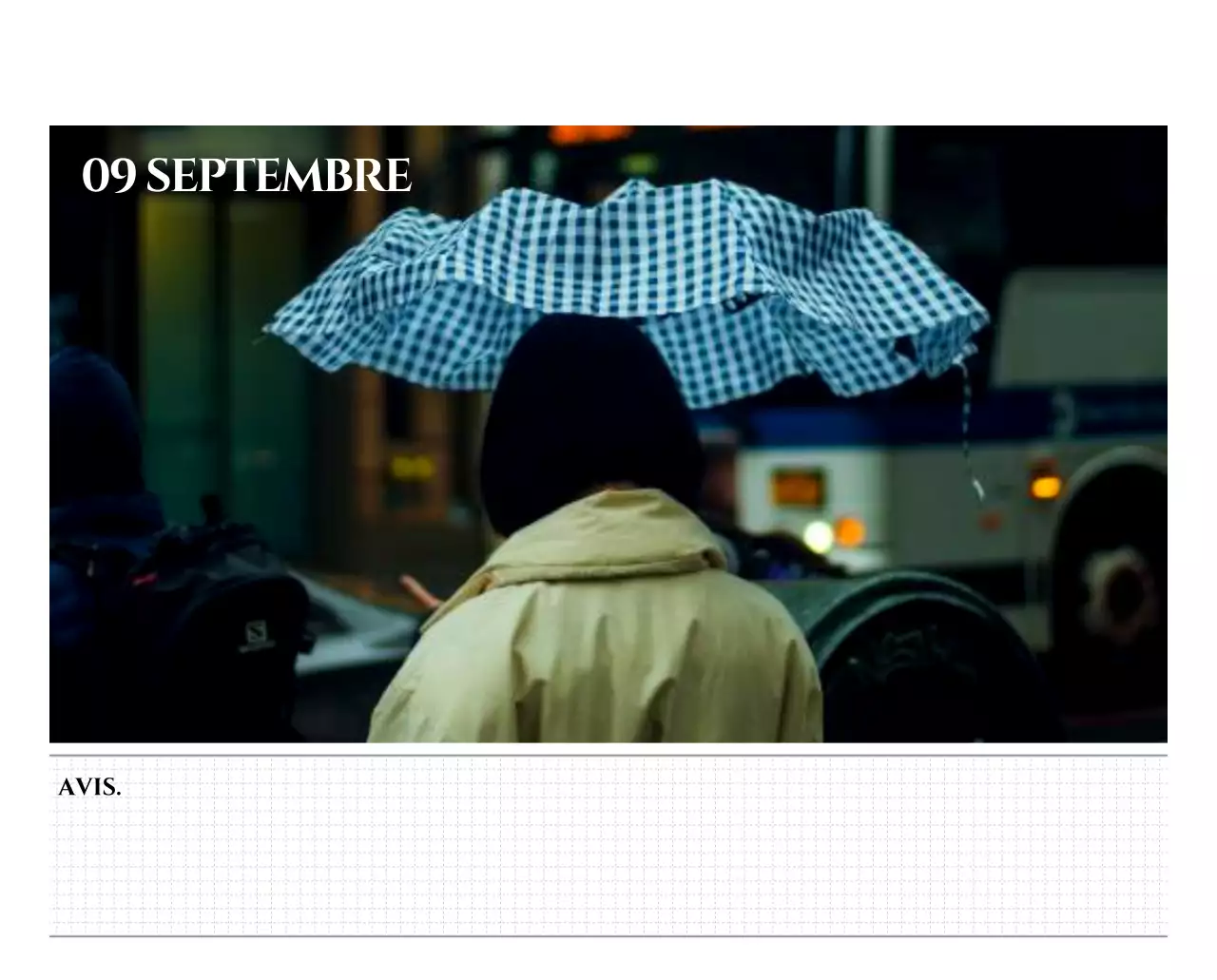 Calendrier mural de style simple avec concept de photographie de voyage émotionnelle en noir et blanc