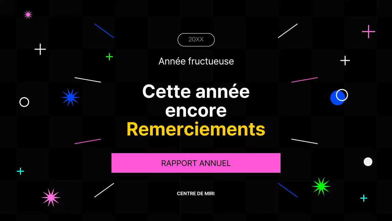 Rapports financiers de fin d'année kitsch en rose vif et couleurs fluorescentes