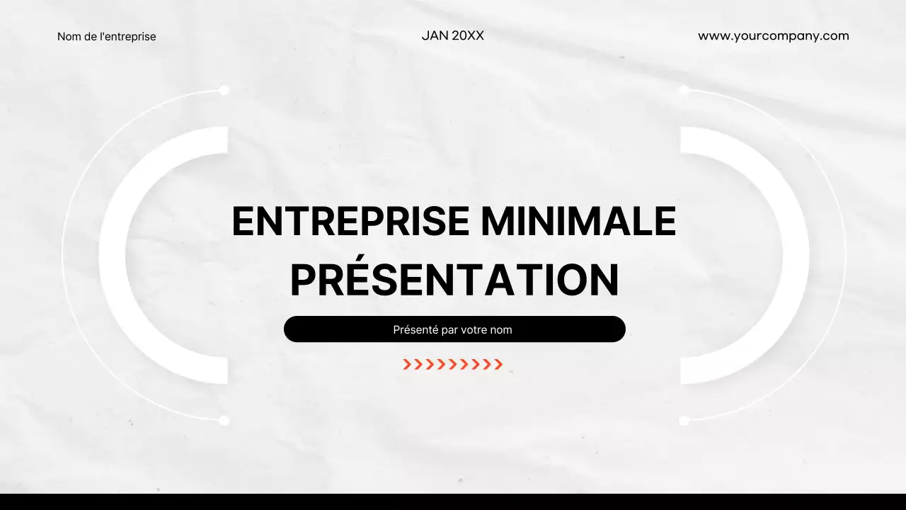 Matériel de rapport d'activité classique noir et rouge