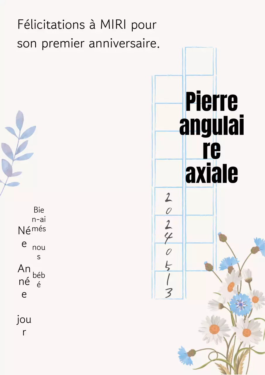 Message de joyeux anniversaire sur papier manuscrit vintage