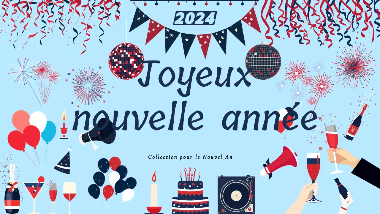 Collection d'éléments pour les fêtes de fin d'année