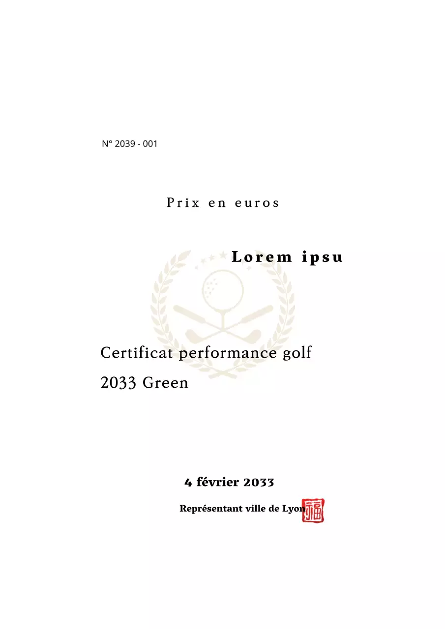 Des récompenses sportives avec Golf Illustrated pour une touche de classe