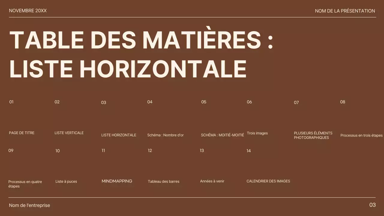 Kaki et brun Minimal Diverse Layout Pages Report