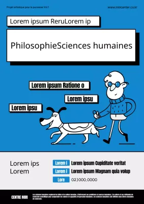 Les étudiants en philosophie et en sciences humaines voulaient du bleu et du gris kitsch.