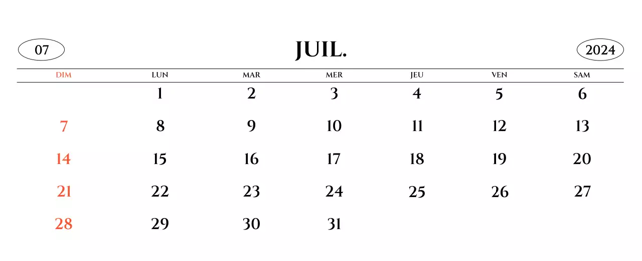 Calendrier mural de style simple avec un concept de photographie de voyage émotionnelle en noir et blanc