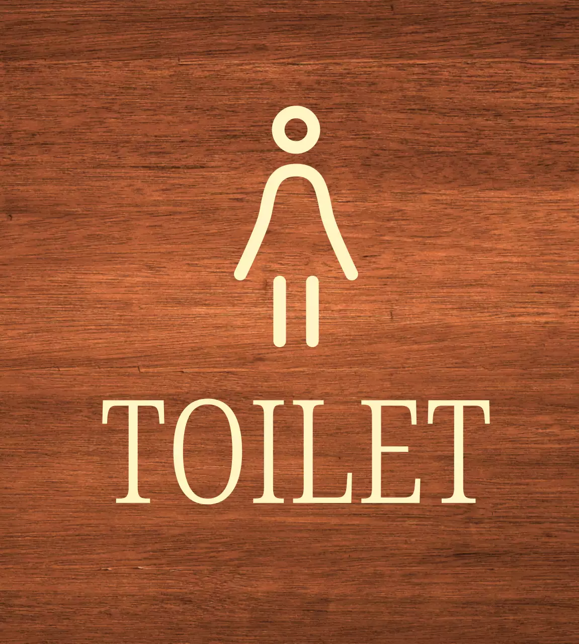 icône femme beige emplacement des toilettes