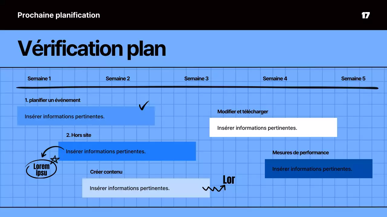 Matériel de réunion kitsch en bleu