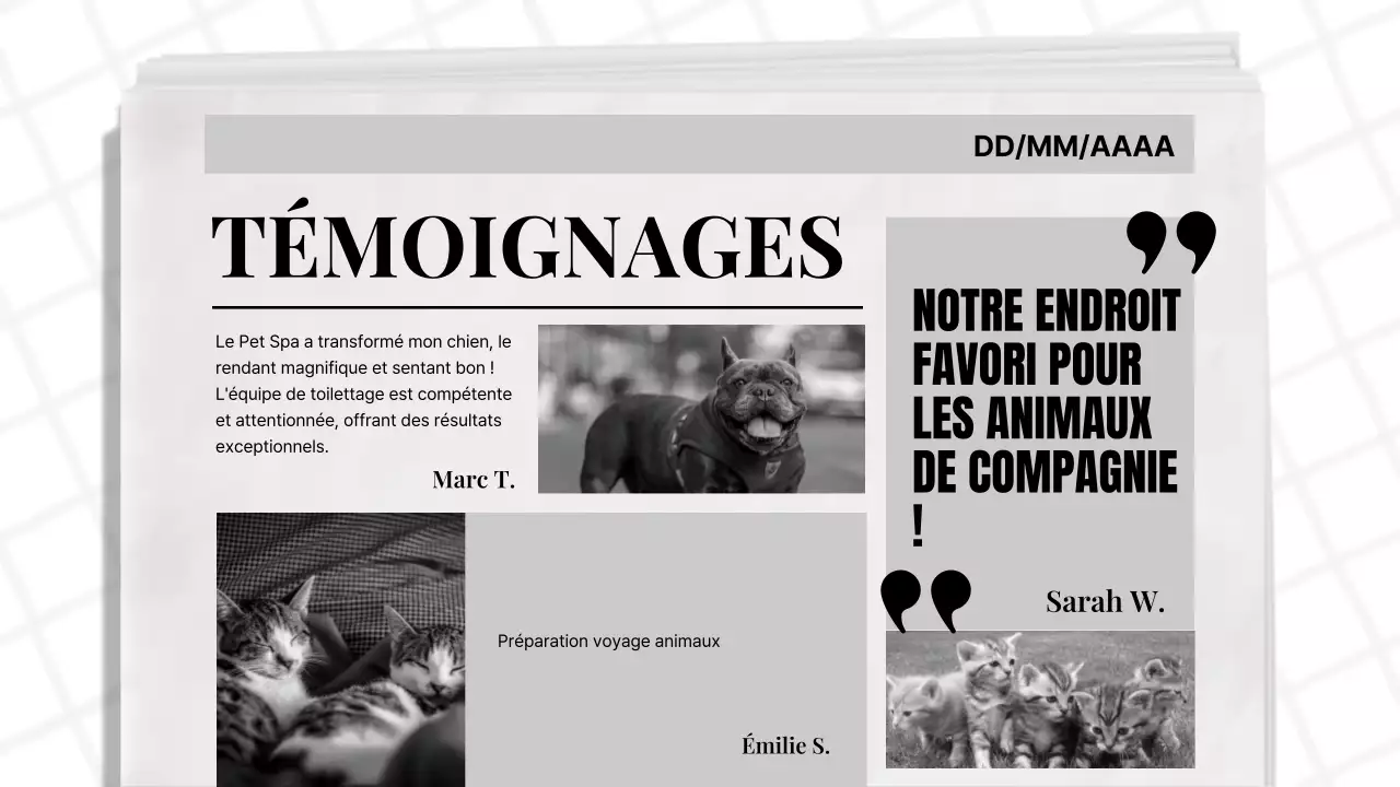 Thème de journal classique bleu et noir Rapport d'activité