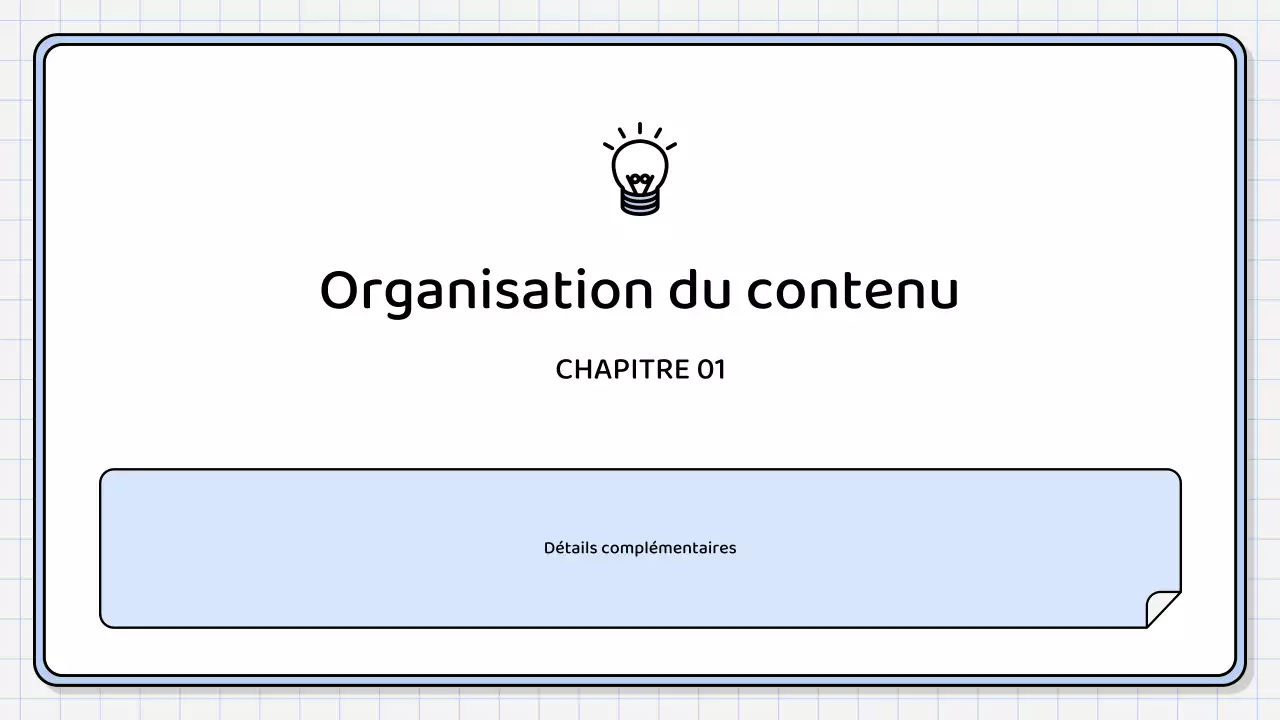 Un rapport de synthèse simple, de couleur bleu clair