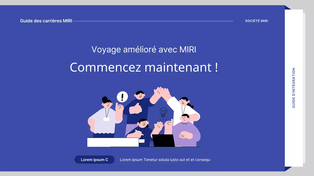 Le beau matériel de formation RH de Blue's