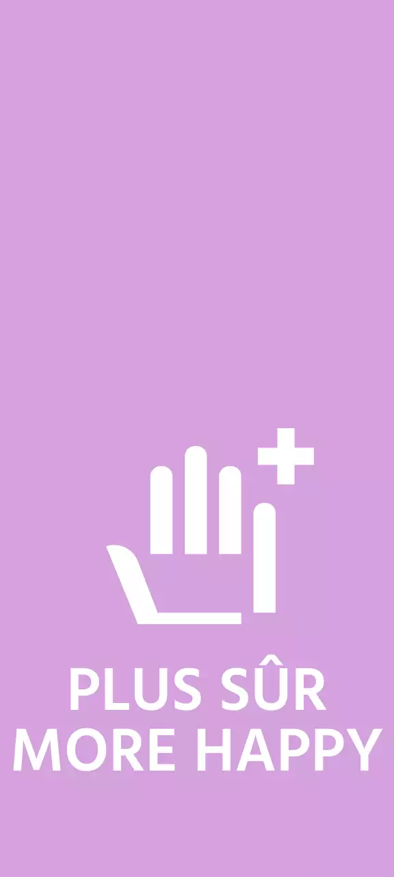 Design simple avec l'icône d'une main