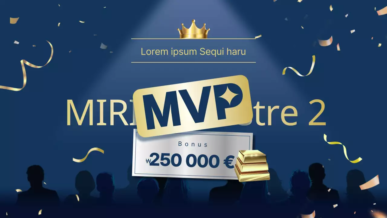 Annonce de la remise du luxueux prix de la marine et de l'or aux employés