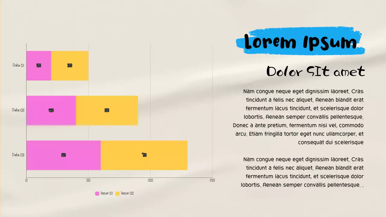베이지 트렌디 펀 구겨진 종이 학습지